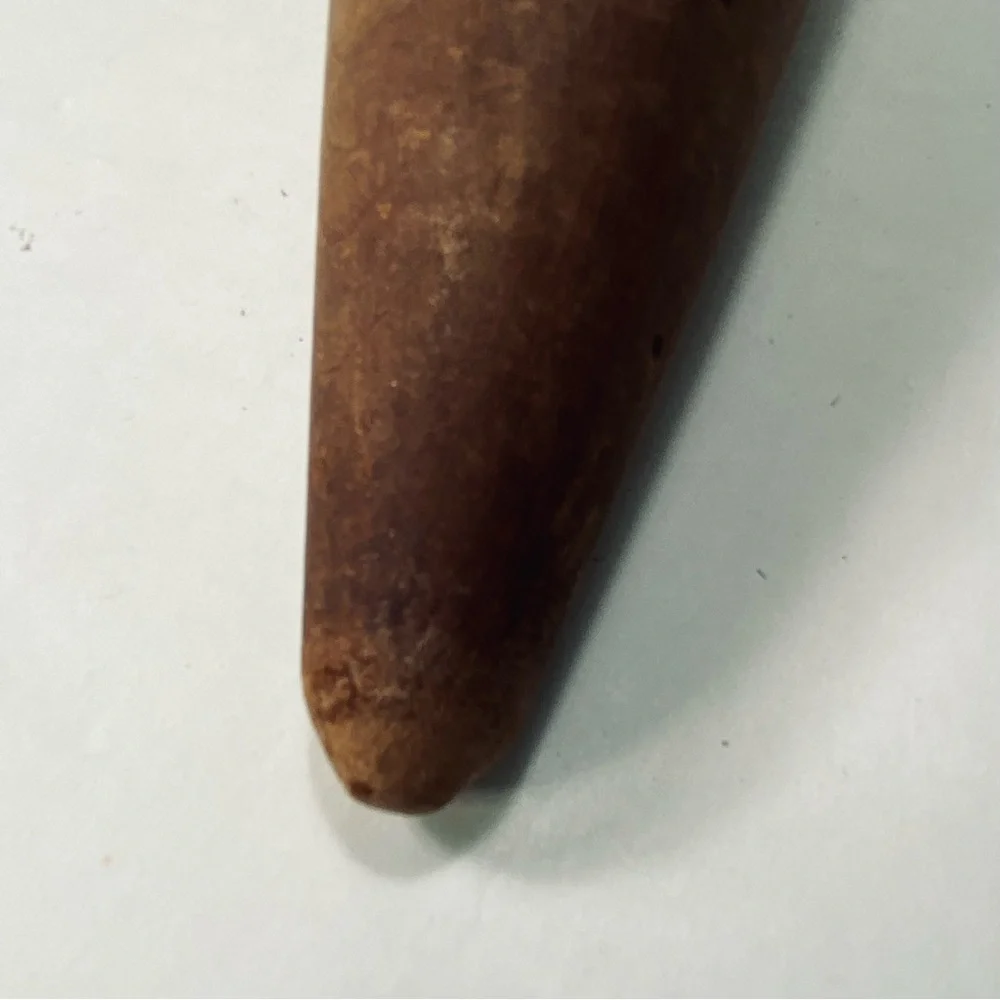 Vintage Primitive Rustic Wooden Cone-shaped Pestle or Masher
